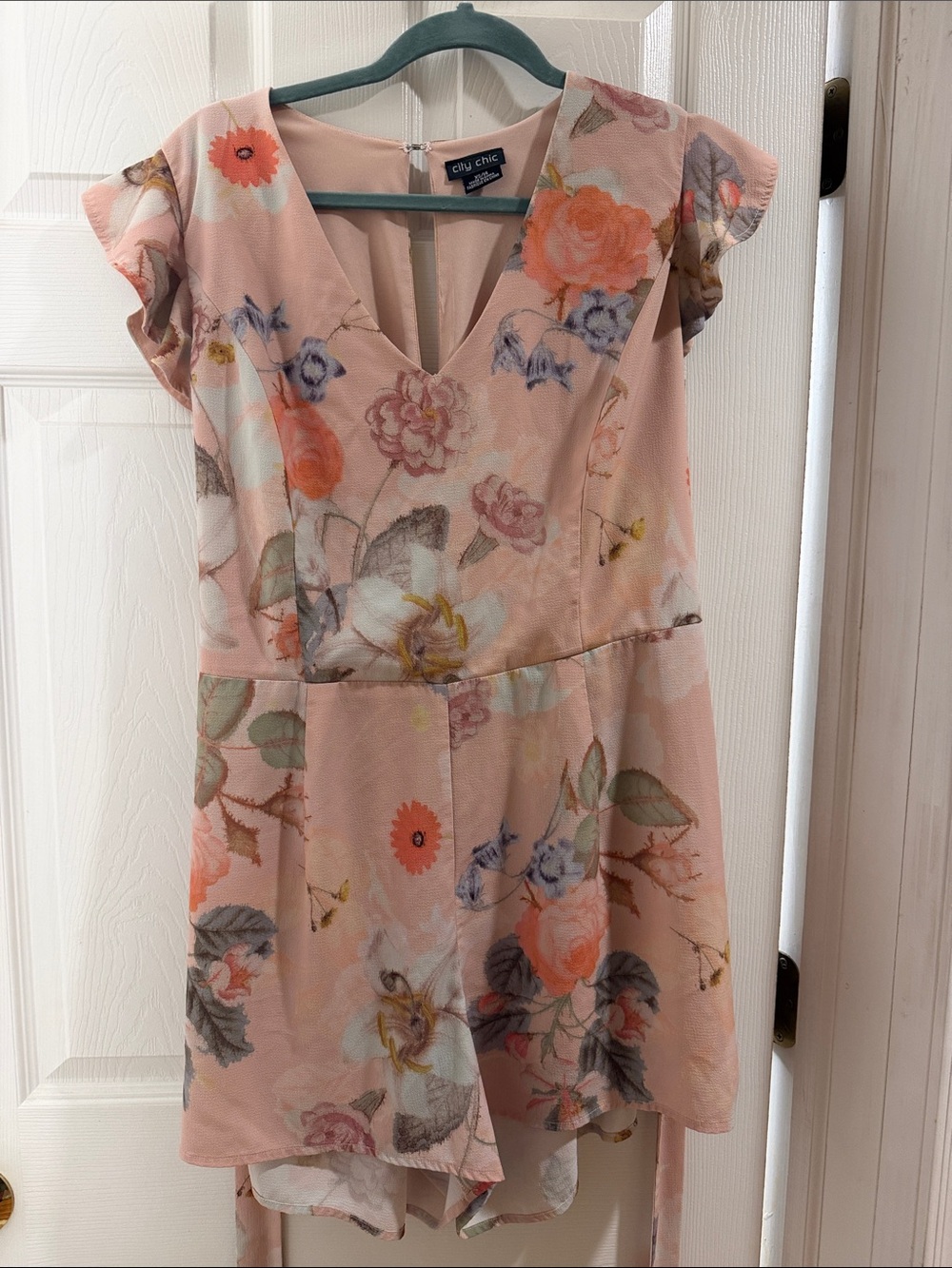 City Chic Blush Pink Jumpsuit